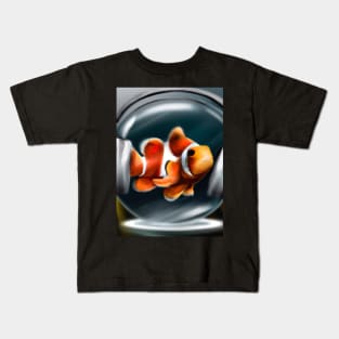 Clownfisch Headphones Kids T-Shirt